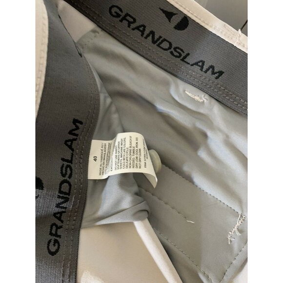 New Grand Slam Men’s Sz 40 Performance Shorts Stretch 360 Gray Waistband NWT - Picture 4 of 6